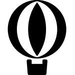 Hot Air Balloon SVG Icon